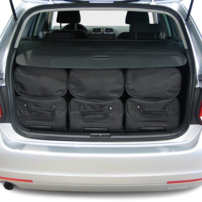 Pack de 6 sacs de voyage sur-mesure pour Volkswagen Golf V Variant (1K) (de 2007 à 2009) - Gamme Classique