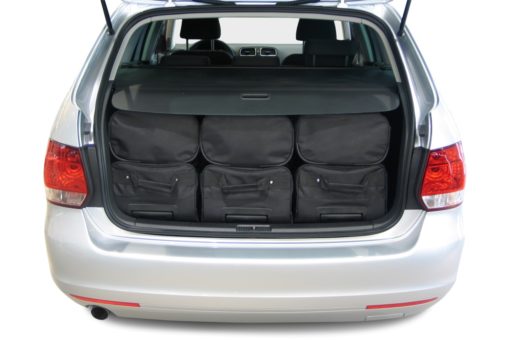 Pack de 6 sacs de voyage sur-mesure pour Volkswagen Golf V Variant (1K) (de 2007 à 2009) - Gamme Classique