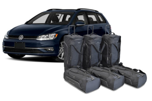 Pack de 6 sacs de voyage sur-mesure pour Volkswagen Golf V Variant (1K) (de 2007 à 2009) - Gamme Pro.Line