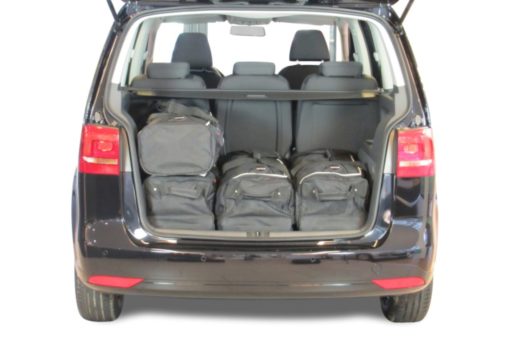 Pack de 6 sacs de voyage sur-mesure pour Volkswagen Touran (1T GP2) (de 2010 à 2015) - Gamme Classique