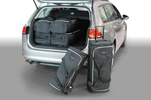 Pack de 6 sacs de voyage sur-mesure pour Volkswagen Golf VII Variant (5G) (de 2013 à 2020) - Gamme Classique