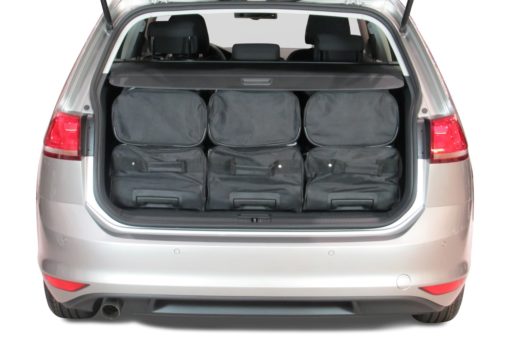 Pack de 6 sacs de voyage sur-mesure pour Volkswagen Golf VII Variant (5G) (de 2013 à 2020) - Gamme Classique