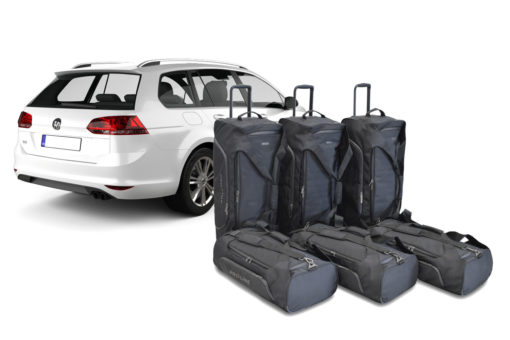 Pack de 6 sacs de voyage sur-mesure pour Volkswagen Golf VII Variant (5G) (de 2013 à 2020) - Gamme Pro.Line