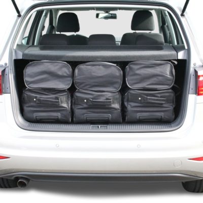 Pack de 6 sacs de voyage sur-mesure pour Volkswagen Golf VII Sportsvan (5G) (de 2014 à 2020) - Gamme Classique