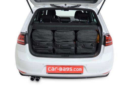 Pack de 6 sacs de voyage sur-mesure pour Volkswagen Golf VII (5G) (de 2012 à 2020) - Gamme Classique