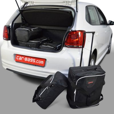 Pack de 5 sacs de voyage sur-mesure pour Volkswagen Polo V (6R - 6C) (de 2009 à 2017) - Gamme Classique