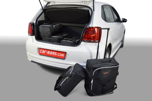 Pack de 5 sacs de voyage sur-mesure pour Volkswagen Polo V (6R - 6C) (de 2009 à 2017) - Gamme Classique