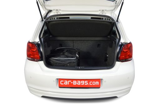 Pack de 5 sacs de voyage sur-mesure pour Volkswagen Polo V (6R - 6C) (de 2009 à 2017) - Gamme Classique