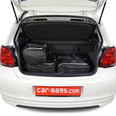 Pack de 5 sacs de voyage sur-mesure pour Volkswagen Polo V (6R - 6C) (de 2009 à 2017) - Gamme Classique