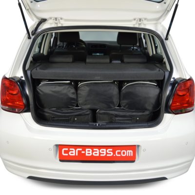 Pack de 5 sacs de voyage sur-mesure pour Volkswagen Polo V (6R - 6C) (de 2009 à 2017) - Gamme Classique