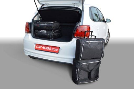 Pack de 4 sacs de voyage sur-mesure pour Volkswagen Polo V (6R - 6C) (de 2009 à 2017) - Gamme Classique