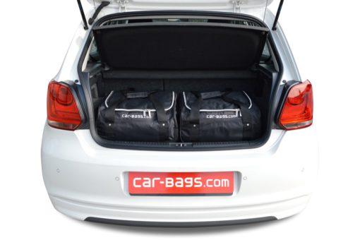 Pack de 4 sacs de voyage sur-mesure pour Volkswagen Polo V (6R - 6C) (de 2009 à 2017) - Gamme Classique