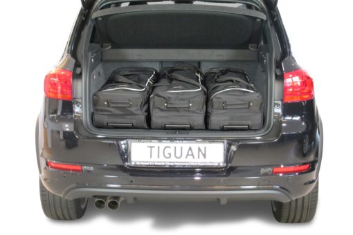 Pack de 6 sacs de voyage sur-mesure pour Volkswagen Tiguan (5N) (de 2007 à 2015) - Gamme Classique