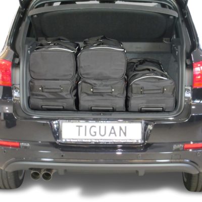 Pack de 6 sacs de voyage sur-mesure pour Volkswagen Tiguan (5N) (de 2007 à 2015) - Gamme Classique