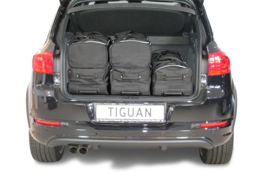 Pack de 6 sacs de voyage sur-mesure pour Volkswagen Tiguan (5N) (de 2007 à 2015) - Gamme Classique