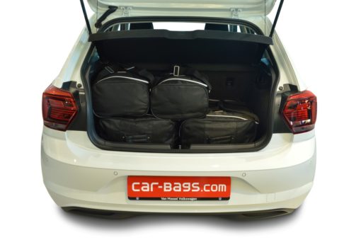 Pack de 5 sacs de voyage sur-mesure pour Volkswagen Polo VI (AW) (depuis 2017) - Gamme Classique