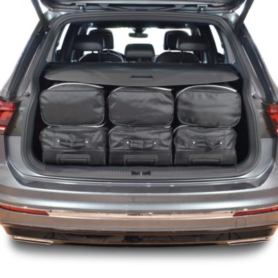 Pack de 6 sacs de voyage sur-mesure pour Volkswagen Tiguan II Allspace (depuis 2015) - Gamme Classique