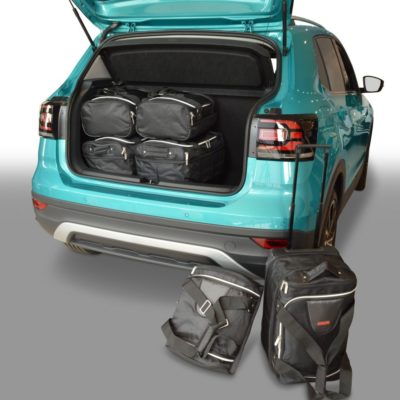 Pack de 6 sacs de voyage sur-mesure pour Volkswagen T-Cross (C1) (depuis 2018) - Gamme Classique