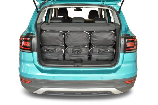 Pack de 6 sacs de voyage sur-mesure pour Volkswagen T-Cross (C1) (depuis 2018) - Gamme Classique