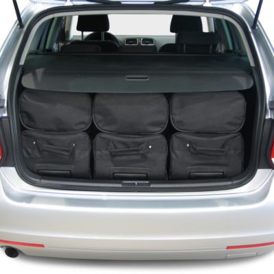 Pack de 6 sacs de voyage sur-mesure pour Volkswagen Golf VI Variant (5K) (de 2009 à 2013) - Gamme Classique