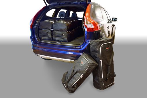 Pack de 6 sacs de voyage sur-mesure pour Volvo XC60 I (de 2008 à 2017) - Gamme Classique