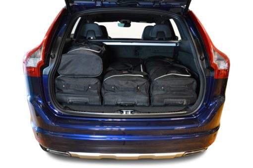 Pack de 6 sacs de voyage sur-mesure pour Volvo XC60 I (de 2008 à 2017) - Gamme Classique