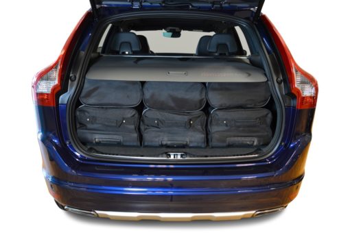 Pack de 6 sacs de voyage sur-mesure pour Volvo XC60 I (de 2008 à 2017) - Gamme Classique