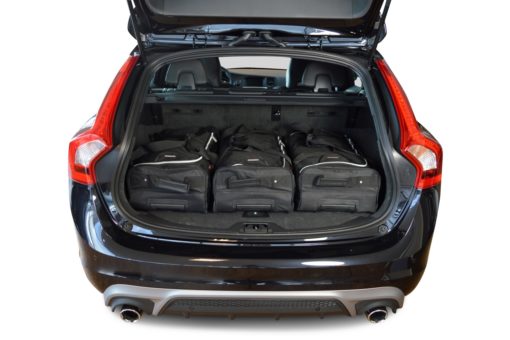 Pack de 6 sacs de voyage sur-mesure pour Volvo V60 I (de 2010 à 2018) - Gamme Classique