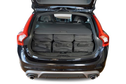 Pack de 6 sacs de voyage sur-mesure pour Volvo V60 I (de 2010 à 2018) - Gamme Classique