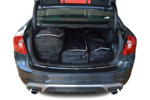 Pack de 6 sacs de voyage sur-mesure pour Volvo S60 II (de 2010 à 2018) - Gamme Classique