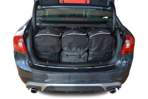 Pack de 6 sacs de voyage sur-mesure pour Volvo S60 II (de 2010 à 2018) - Gamme Classique