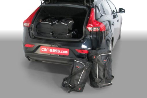 Pack de 6 sacs de voyage sur-mesure pour Volvo V40 (P1) (de 2012 à 2019) - Gamme Classique