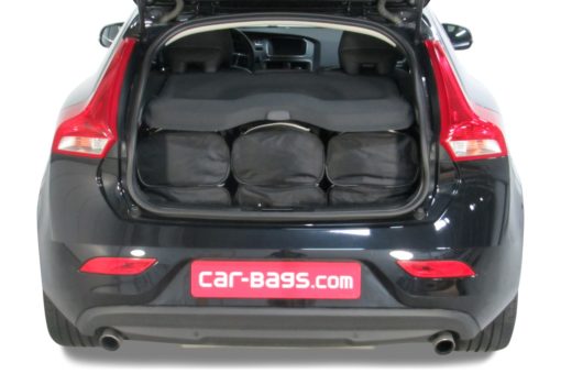 Pack de 6 sacs de voyage sur-mesure pour Volvo V40 (P1) (de 2012 à 2019) - Gamme Classique