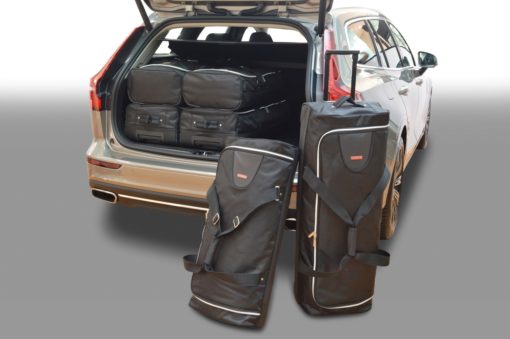 Pack de 6 sacs de voyage sur-mesure pour Volvo V60 II (depuis 2018) - Gamme Classique