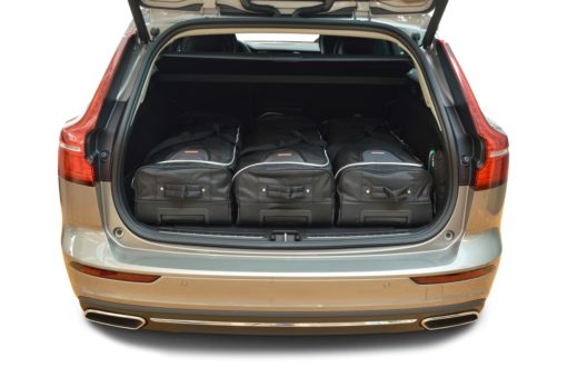 Pack de 6 sacs de voyage sur-mesure pour Volvo V60 II (depuis 2018) - Gamme Classique