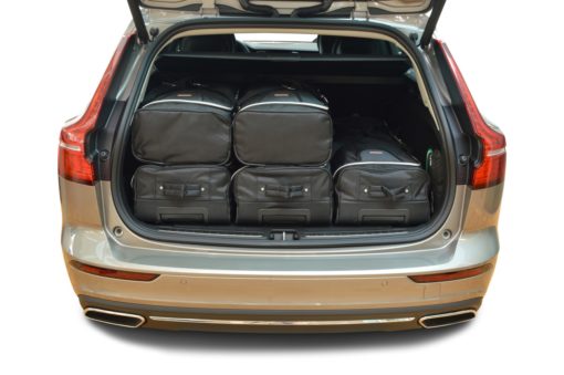 Pack de 6 sacs de voyage sur-mesure pour Volvo V60 II (depuis 2018) - Gamme Classique