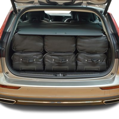 Pack de 6 sacs de voyage sur-mesure pour Volvo V60 II (depuis 2018) - Gamme Classique