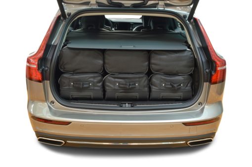 Pack de 6 sacs de voyage sur-mesure pour Volvo V60 II (depuis 2018) - Gamme Classique